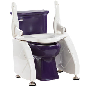 Deluxe toilet lift with swing up arms