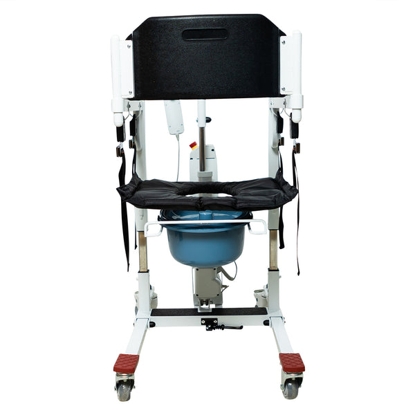 vertical toilet lift by Dignity Lifts rear