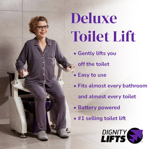 Dignity Lifts - Deluxe Toilet Lift - DL2 - In Stock, Ships Now.
