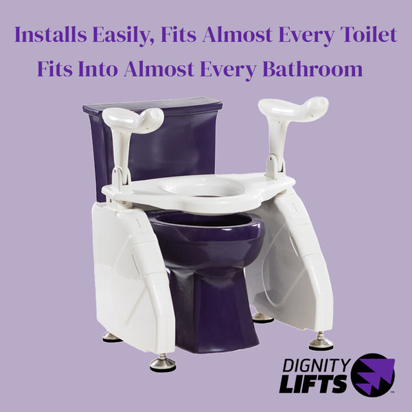 Dignity Lifts - Deluxe Toilet Lift - DL2 - In Stock, Ships Now.