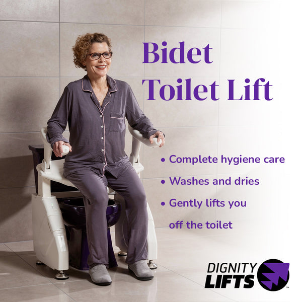 Dignity Lifts - Bidet Toilet Lift - In Stock, Ships Now