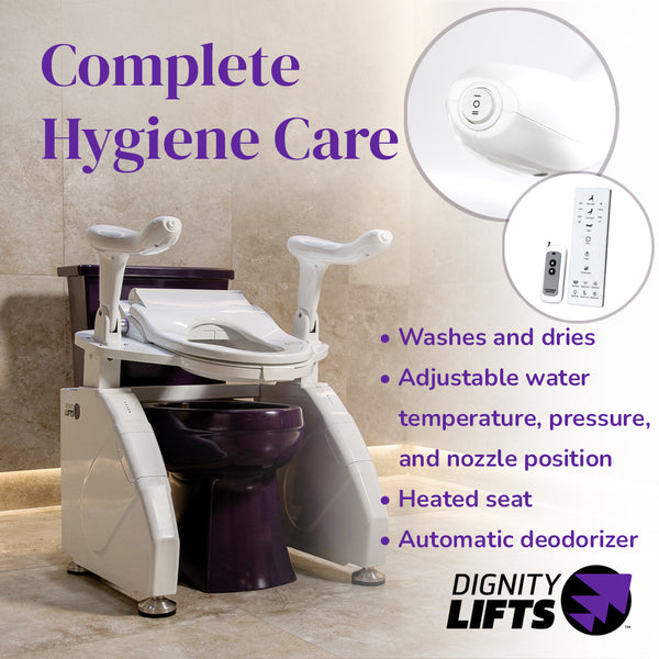 Dignity Lifts - Bidet Toilet Lift - In Stock, Ships Now