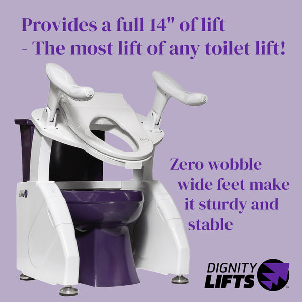 Dignity Lifts - Bidet Toilet Lift - In Stock, Ships Now