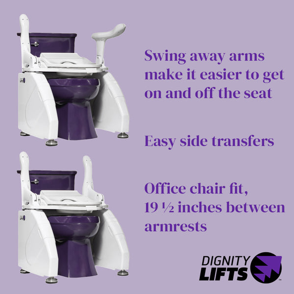 Dignity Lifts - Bidet Toilet Lift - In Stock, Ships Now