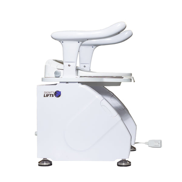 Toilet Lift with Bidet by Dignity Lifts arms down