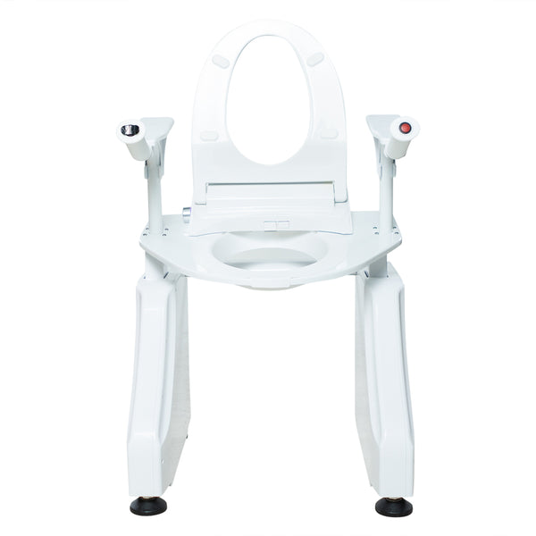 Bidet Toilet Lift seat in the up position